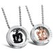 Wholesale ashion stainless steel couples Necklace TGSTN051