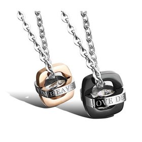 Wholesale Fashion jewelry Stainless Steel Couples Pendants TGSTN055