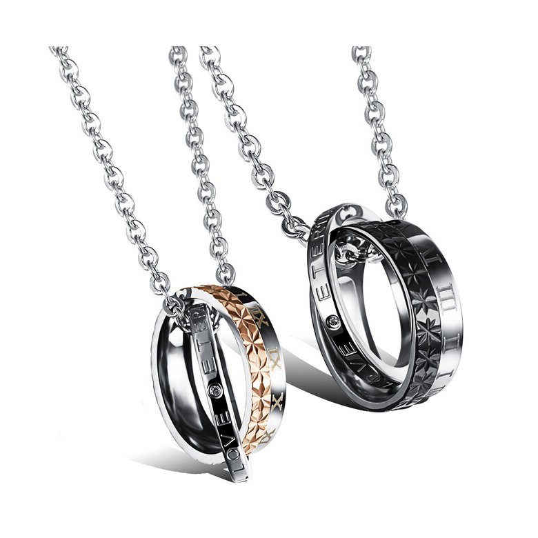 Wholesale New Style Fashion Stainless Steel Couples necklace New ArrivalLover TGSTN059