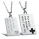 Wholesale The best gifts stainless steel couples Necklace TGSTN046