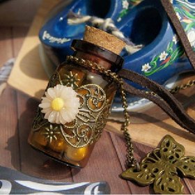 Wholesale Newest Fashion Necklace Carved Long Leather Cord Necklaces & Pendants Retro Cork Wishing Bottle Sweater Chain 2020 Hot Sale VGN007