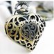 Wholesale Hollow Heart Retro Watch Digital Dial Quartz Pocket Watch Sweater Chain Bronze Vintage NEW Arrival sweater chain VGN012