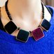 Wholesale Vintage Velvet square Choker Chain Necklace for Women Girls Gifts Party VGN021