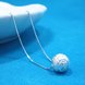 Wholesale Modian Trendy Tiny Simple Bead Necklace Pendant New Sale 925 Sterling Silver Round Jewelry For Women & Girls Party Gift VGN059