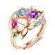 Wholesale Cheap Fashion copper four-color inlaid Butterfly Ring from china GPR089