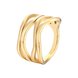 Wholesale Cheap Fashion personality 14K gold cup handle hollow ring Europe and America varied Ring GPR091