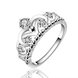 Wholesale Fashion Luxury  Zircon Crown Ring for Women Bride Engagement Wedding Ring SPR564