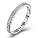 Wholesale Exquisite Fashion Design Silver Plated ablaze Zircon Ring for Women Wedding jewelry SPR597
