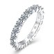 Wholesale Fashion Elegant Design Silver Plated ablaze Zircon Ring for Women Bride Engagement Wedding jewelry SPR602
