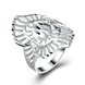 Wholesale Fashion wholesale jewelry Europe America Creative Trendy Silver Plated  araneose Ring jewelry  for Unisex SPR614