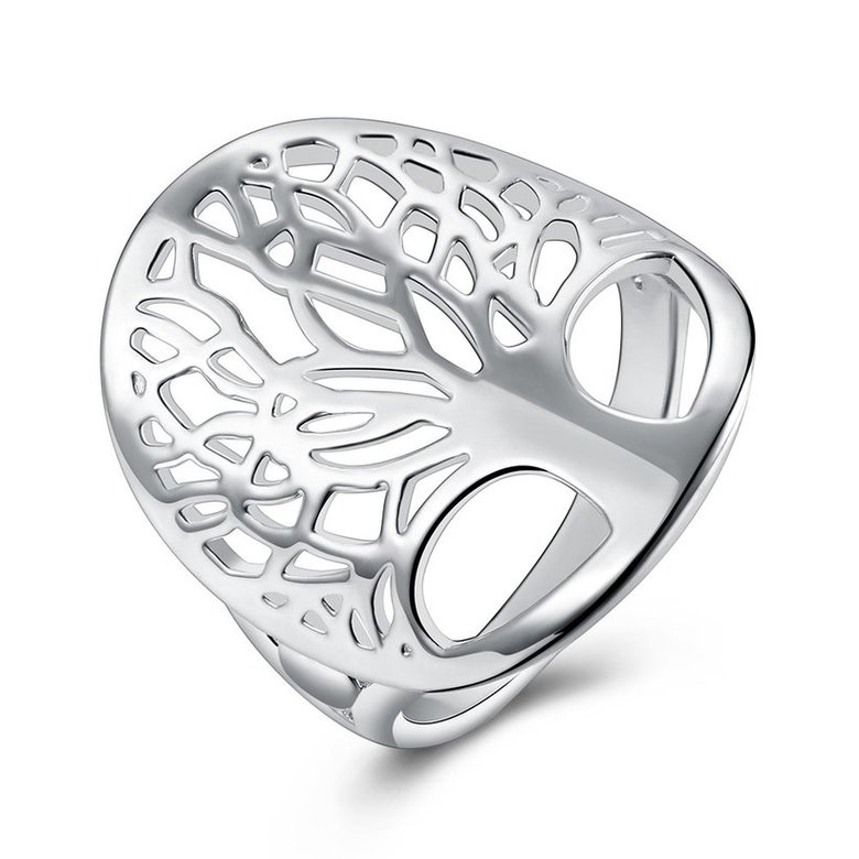 Wholesale Creative Design Silver Plated Tree of Life Rings for Women Classic Accessories Jewelry New Mother's Day Mom Gifts SPR626