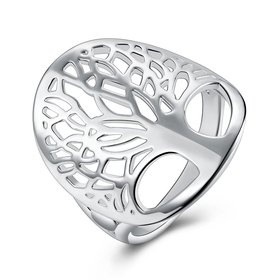 Wholesale Creative Design Silver Plated Tree of Life Rings for Women Classic Accessories Jewelry New Mother's Day Mom Gifts SPR626