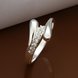Wholesale Romantic Ladies Zircon Ring Crystal Ring For Women Fashion Glamour Engagement Ring female Jewelry Accessories TGSPR610