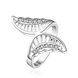 Wholesale Trendy hot sale Silver plated rings Moon White CZ Ring Special Beautiful Winding Shinning Rhinestone Fine Rings Girls/Women TGSPR337