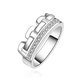 Wholesale Classic popular Zircon silver plated rings for Women Jewelry Crystal zircon Stone Engagement banquet party Ring  TGSPR488