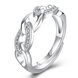 Wholesale New Arrival Elegant Pure Special Beautiful Winding Shinning Rhinestone Fine Rings Good Girls/Women TGSPR188