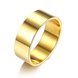 Wholesale Fashion concise style  Charm Jewelry 24K gold Stainless Steel Rings For Men Finger Ring Wedding Party Birthday Gift Dropshipping TGSTR163