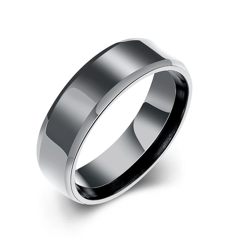 Wholesale 2020 New Fashio black Color Men Stainless Steel high quality Wedding  Ring Never Fade jewelry TGSTR182