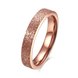 Wholesale Fashion Romantic 2020 New Stainless Steel matte Ring For Women Rose Gold Color rings Charm Female Ladies Gifts TGSTR111