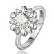 Wholesale Romantic Platinum Plant White CZ Ring TGGPR868