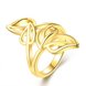 Wholesale Romantic 24K Gold Plant Ring TGGPR486