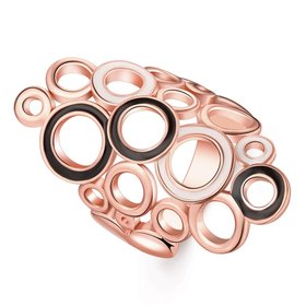 Wholesale Classic Rose Gold Geometric Ring TGGPR604