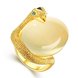 Wholesale Classic 24K Gold Animal Multicolor Stone Ring TGGPR858