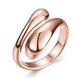 Wholesale Trendy  Vintage Exaggerated Personality Classic rose Gold Geometric Ring TGGPR207