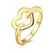 Wholesale Romantic 24K Gold Heart Ring TGGPR745