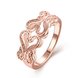 Wholesale Trendy Rose Gold Heart Ring TGGPR1158