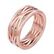 Wholesale Classic Rose Gold Round White CZ Ring TGGPR1394
