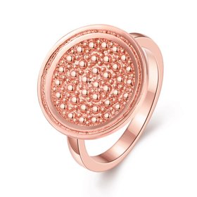 Wholesale Punk Rose Gold Round Ring TGGPR1174