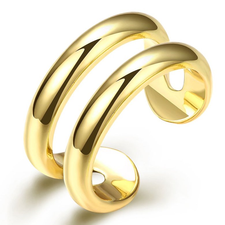 Wholesale Trendy 24K Gold Geometric Ring TGGPR1503