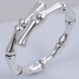 Wholesale Cheap Retro opening ring silver girl lovely jewelry from china VGR017