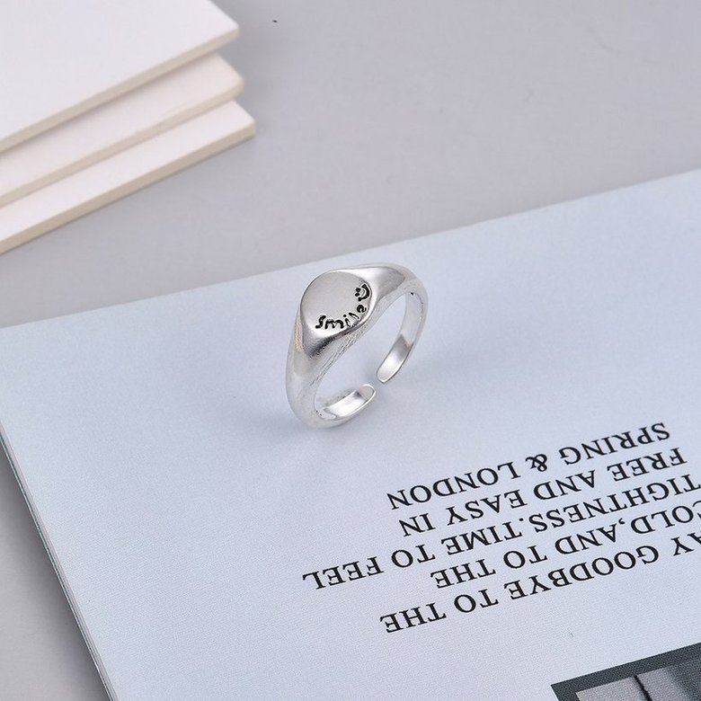 Wholesale Cheap Retro opening adjustment small ring smile ring VGR055