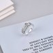 Wholesale Cheap Fashion smile side by side double layer small ring VGR068