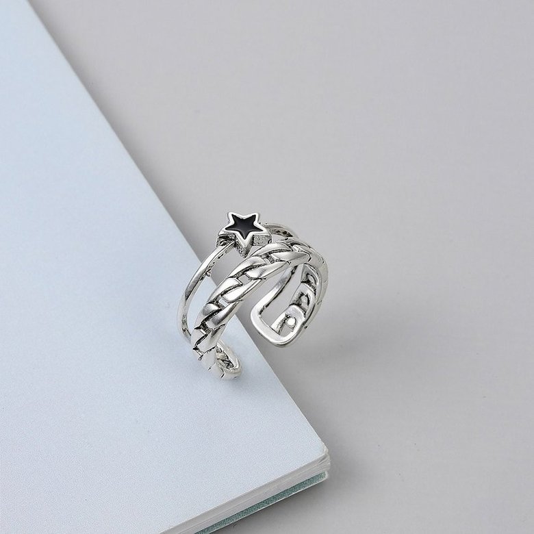 Wholesale Cheap Small Vintage Ring with adjustable opening from china VGR089
